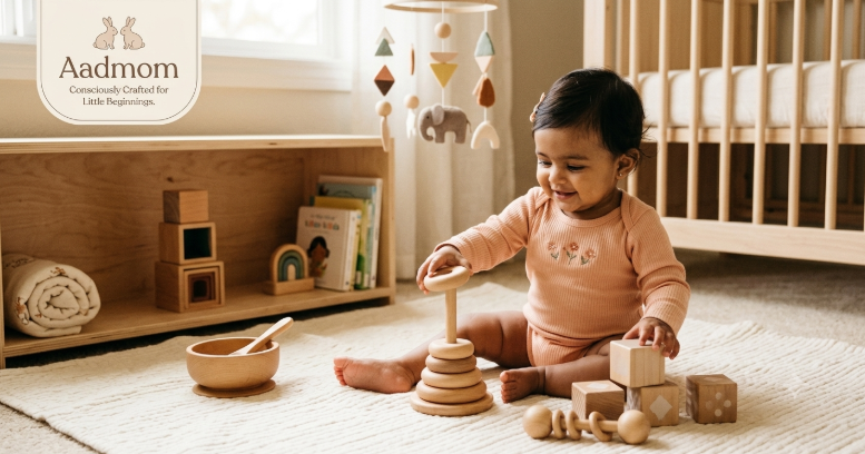 Montessori Toys by Age (0–12 Months): Essential Wooden Toys for Motor Skill Development