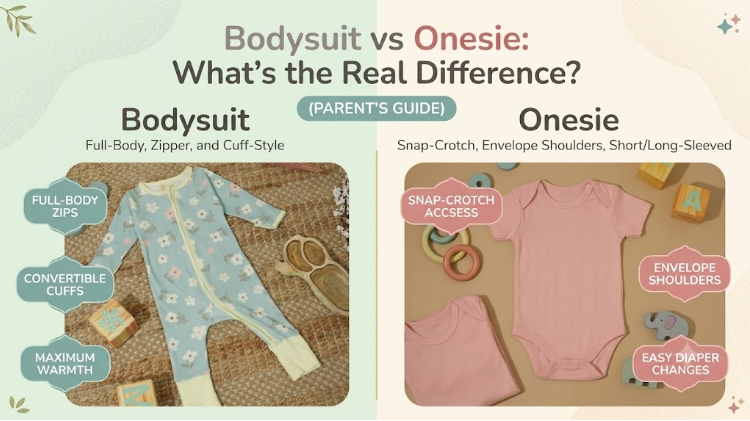 Bodysuit vs Onesie: What's the Real Difference? (Parent's Guide)