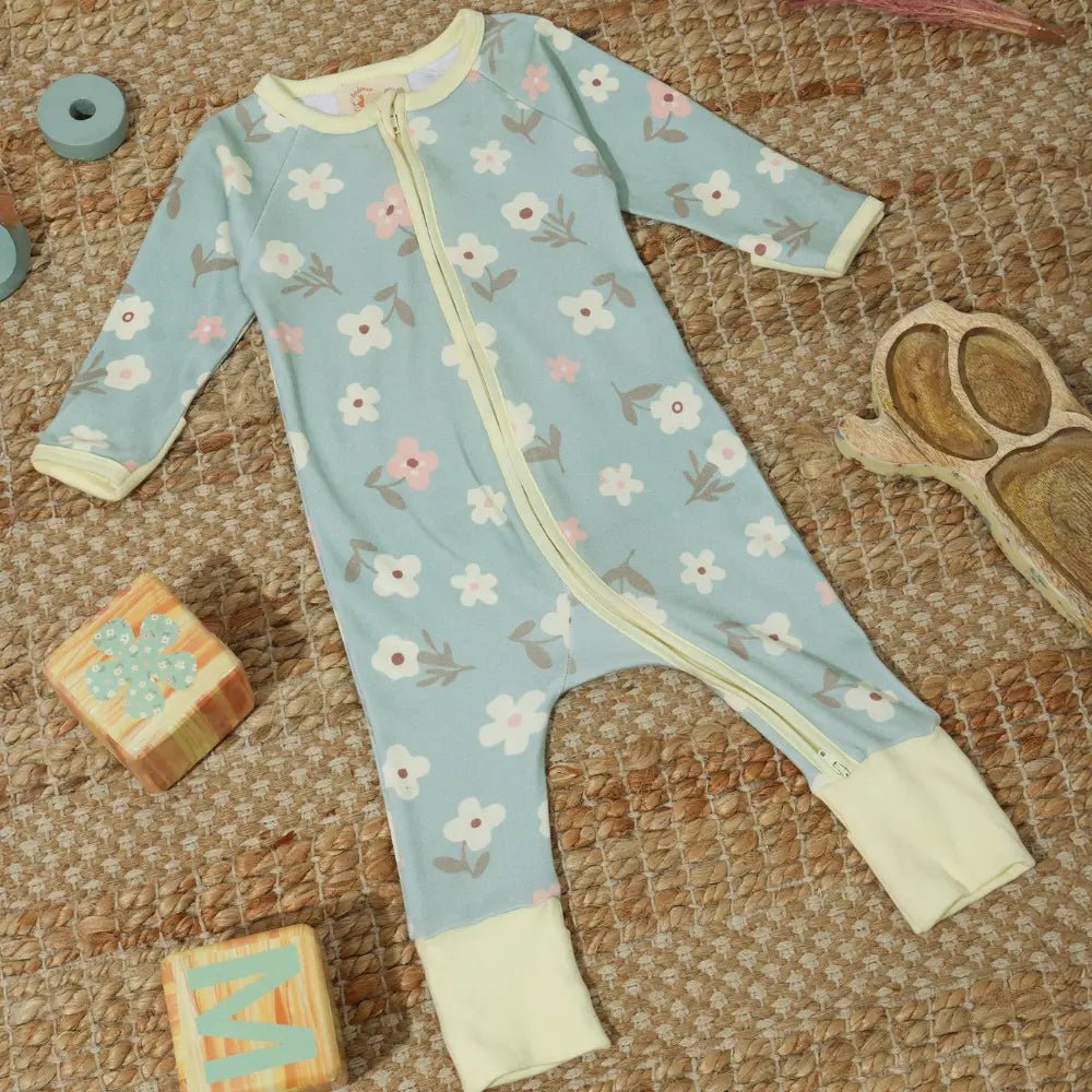 Bloom Baby Bodysuit made from soft natural fabric, breathable and gentle for everyday infant comfort.