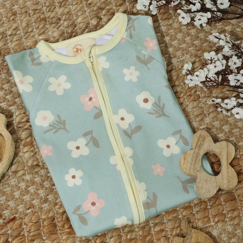 Bloom Baby Bodysuit made from soft natural fabric, breathable and gentle for everyday infant comfort.