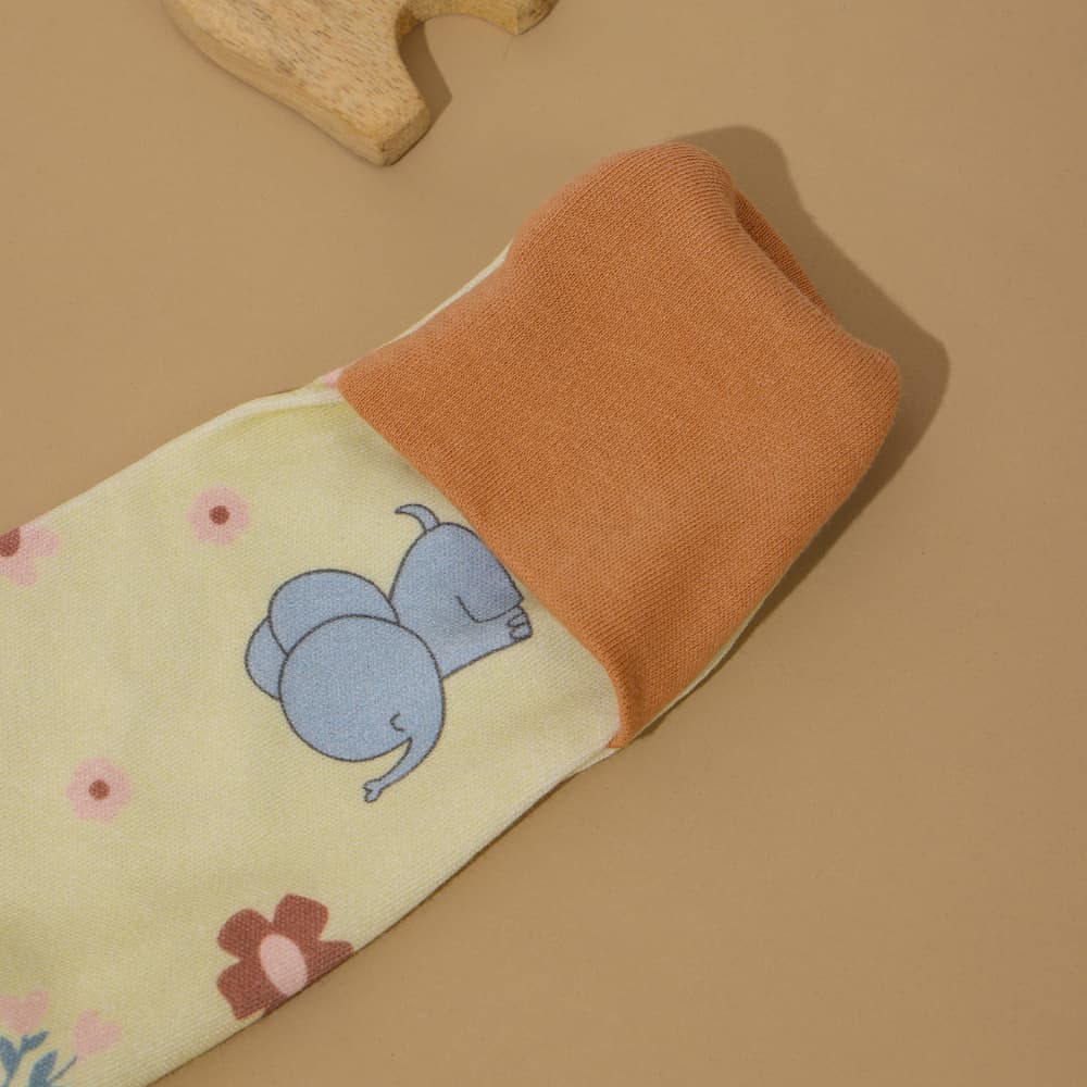 Elehug organic cotton baby bodysuit in soft breathable fabric